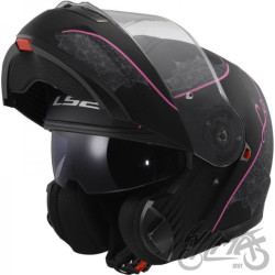 KASK LS2 FF908 STROBE II LUX M.BLACK PINK-06 XXL