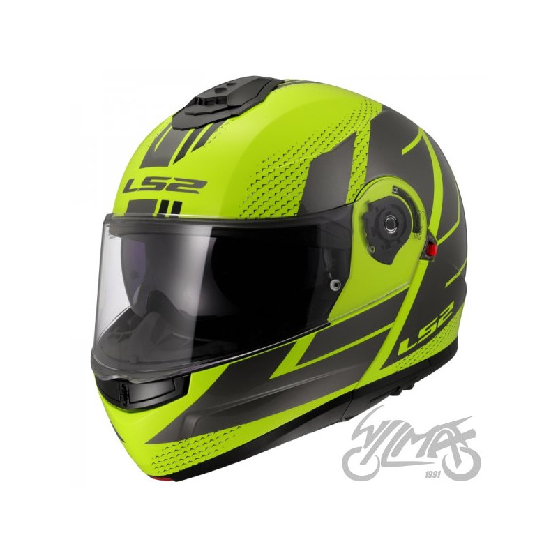 KASK LS2 FF908 STROBE II CODE H-V YEL. GREY-06 XS