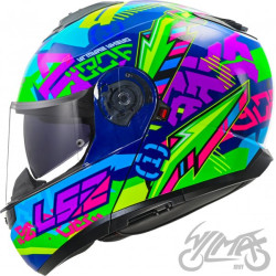 KASK LS2 FF908 STROBE II SVENT BLUE GREEN-06 S