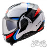 KASK LS2 FF910 ADVANT II TRIPLE WHITE BLUE RED XXL