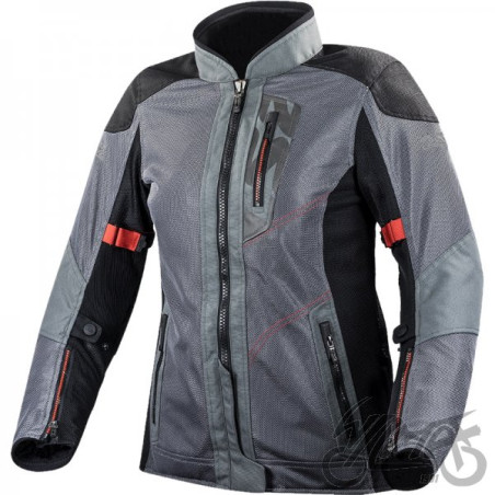 KURTKA LS2 ALBA LADY DARK GREY BLACK  L