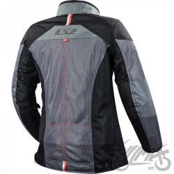 KURTKA LS2 ALBA LADY DARK GREY BLACK  L