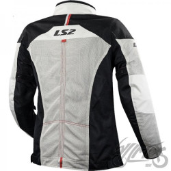 KURTKA LS2 ALBA LADY LIGHT GREY BLACK XS