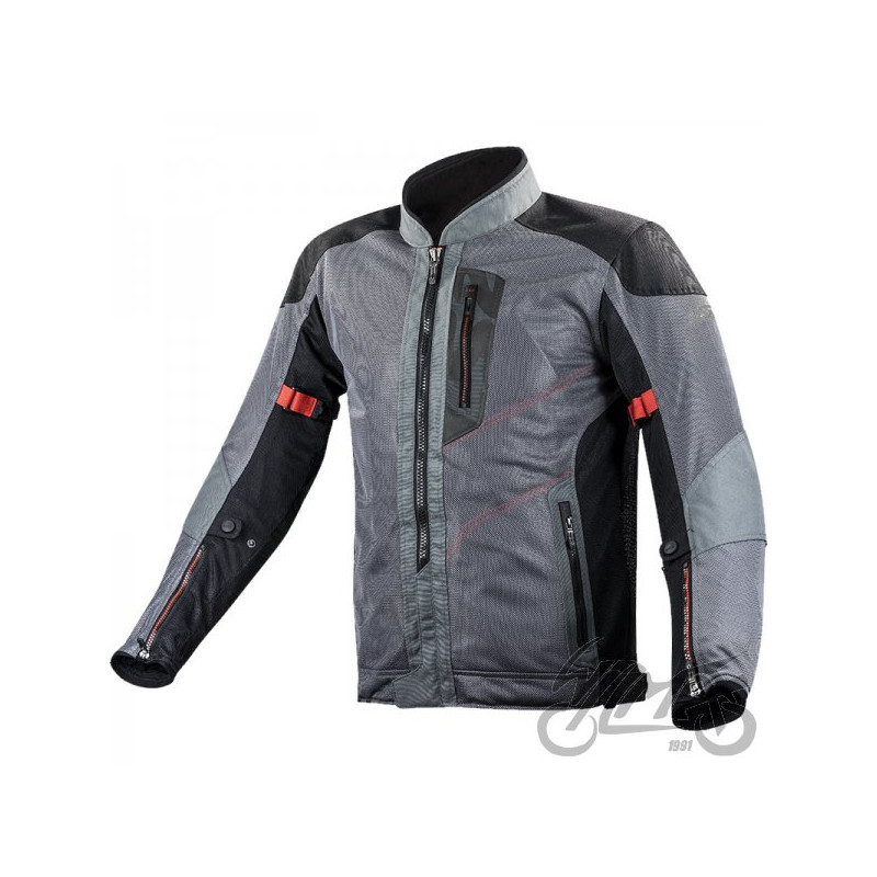 KURTKA LS2 ALBA MAN DARK GREY BLACK  S