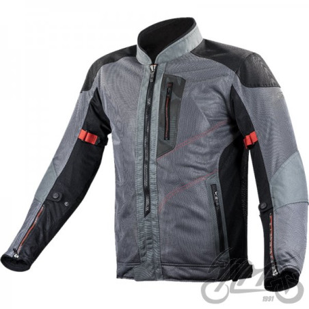 KURTKA LS2 ALBA MAN DARK GREY BLACK  L