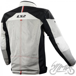 KURTKA LS2 ALBA MAN LIGHT GREY BLACK  3XL