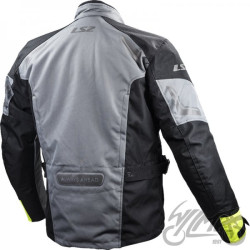 KURTKA LS2 PHASE MAN GREY BLACK YELLOW  XL