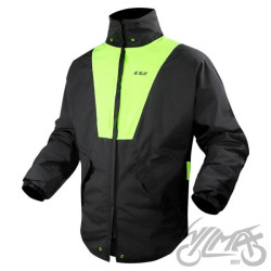 KURTKA PRZECIWDESZCZOWA LS2 X-RAIN BLACK H-V Y. L