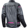 KURTKA LS2 RIVA LADY BLACK DARK GREY PINK XS