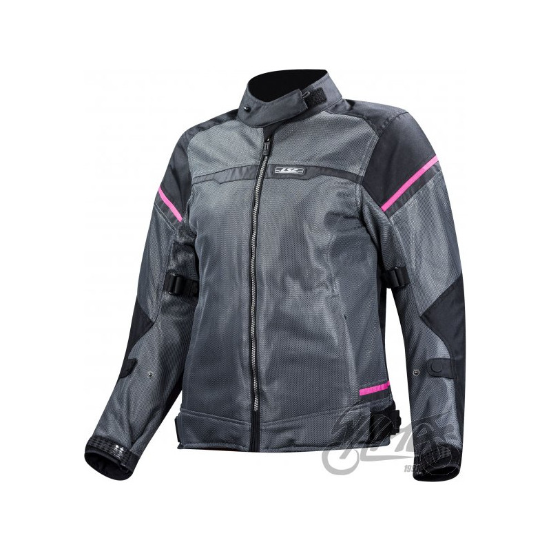 KURTKA LS2 RIVA LADY BLACK DARK GREY PINK S