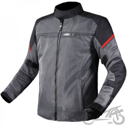 KURTKA LS2 RIVA MAN BLACK DARK GREY RED 5XL