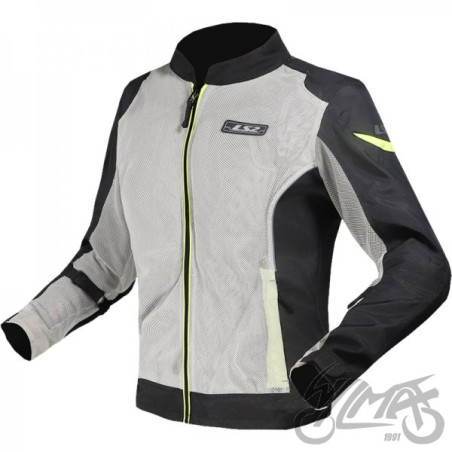 KURTKA LS2 AIRY EVO LADY BLACK GREY YELLOW XXL