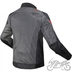KURTKA LS2 AIRY EVO MAN GREY BLACK RED M