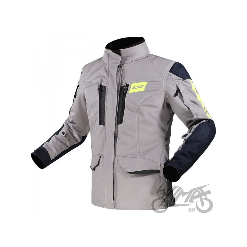 KURTKA LS2 METROPOLIS EVO LADY TITANIUM YELLOW XXL