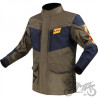 KURTKA LS2 METROPOLIS EVO MAN KHAKI BLUE ORAN. 3XL