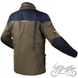 KURTKA LS2 METROPOLIS EVO MAN KHAKI BLUE ORAN. 3XL