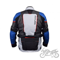 KURTKA LS2 NORWAY MAN BLUE BLACK GREY RED XL