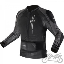 BLUZA LS2 X-ARMOR MAN  BLACK SILVER M-L