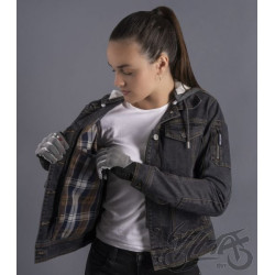 KURTKA LS2 OAKY LADY BLACK L
