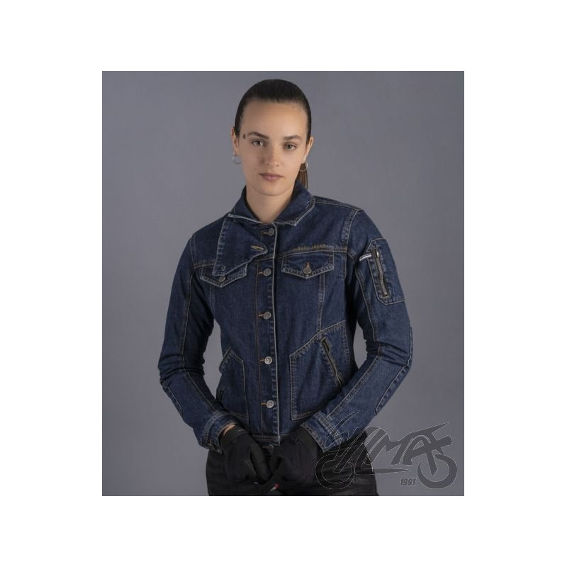 KURTKA LS2 OAKY LADY DARK BLUE M