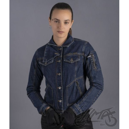 KURTKA LS2 OAKY LADY DARK BLUE M