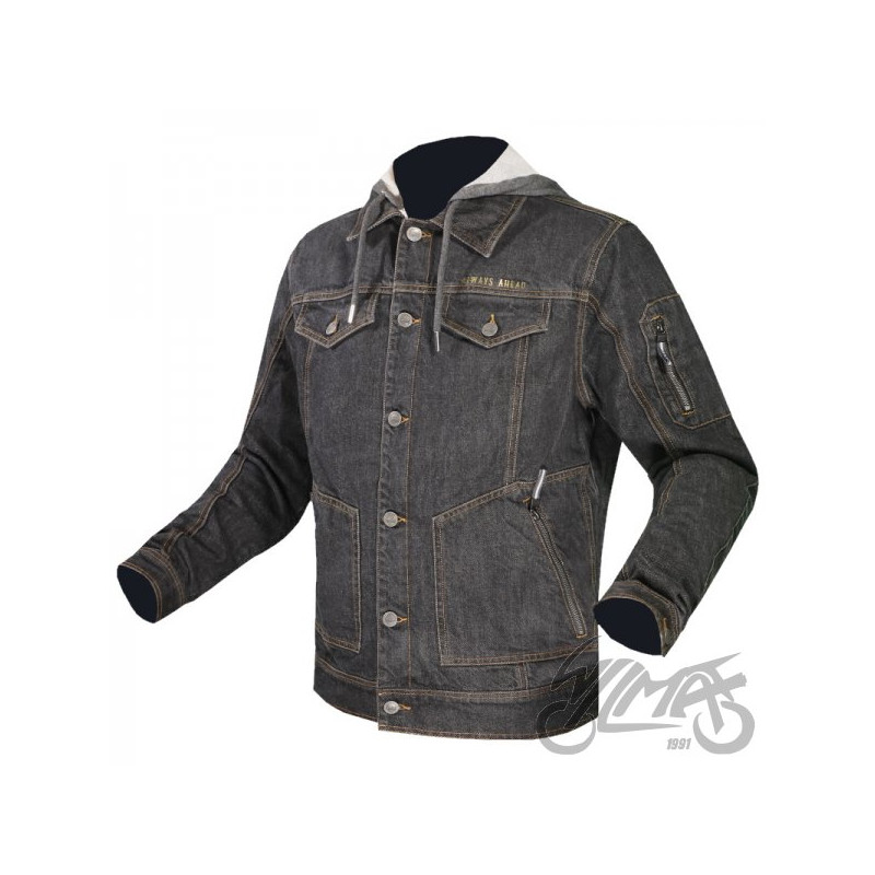 KURTKA LS2 OAKY MAN BLACK 4XL