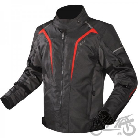 KURTKA LS2 SEPANG MAN BLACK GREY RED XL