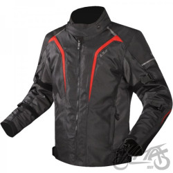 KURTKA LS2 SEPANG MAN BLACK GREY RED 3XL