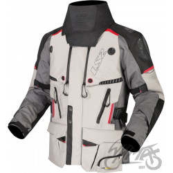 KURTKA LS2 APOLLO MAN GREY BLACK RED XXL