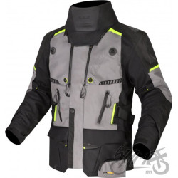 KURTKA LS2 APOLLO MAN BLACK DARK GREY H-V YEL. 3XL