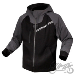 KURTKA LS2 THROTTLE MAN JACKET BLACK DARK GREY XL