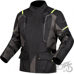 KURTKA LS2 NARVIK MAN GREY BLACK H-V YELLOW M