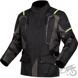 KURTKA LS2 NARVIK MAN GREY BLACK H-V YELLOW XXL