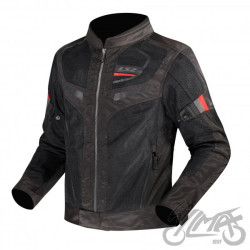 KURTKA LS2 GARDA AIR MAN BLACK RED 4XL