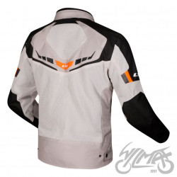 KURTKA LS2 GARDA AIR MAN BLACK GREY H-V ORANGE XXL