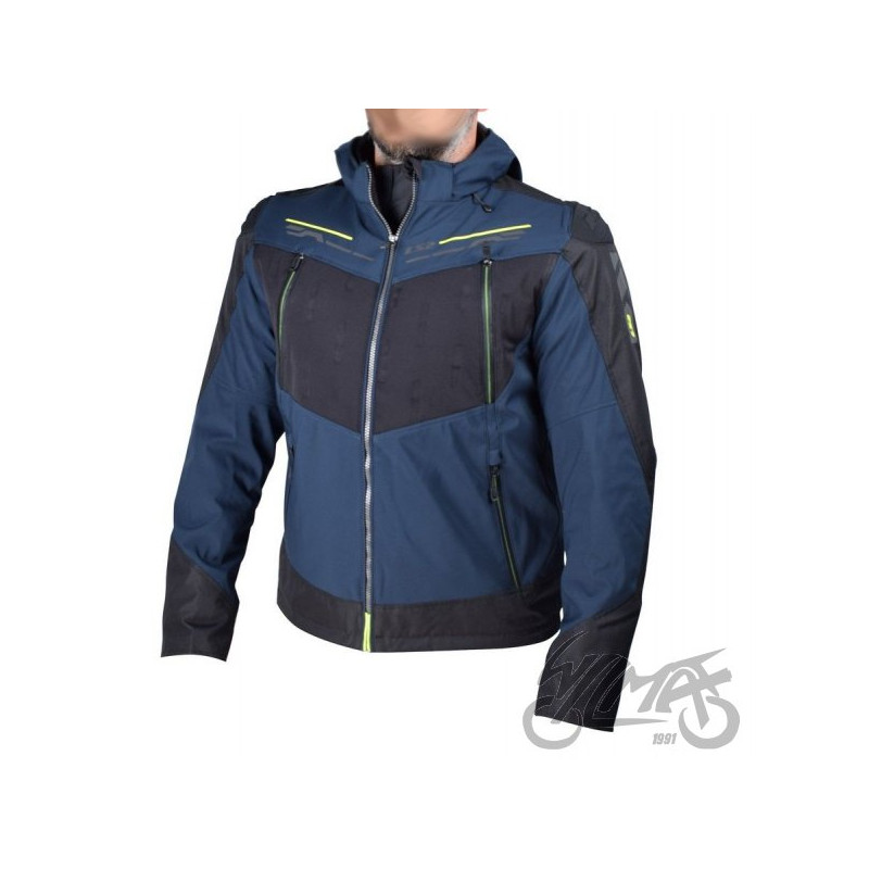 KURTKA LS2 ZIRCONIUM MAN BLUE BLACK H-V YEL 3XL