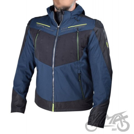KURTKA LS2 ZIRCONIUM MAN BLUE BLACK H-V YEL 3XL