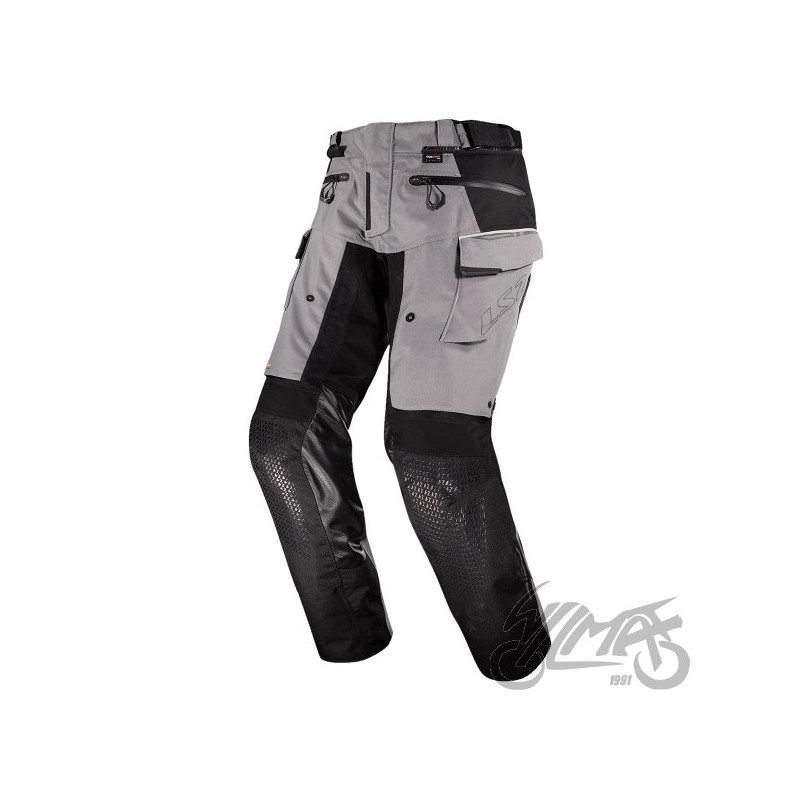 SPODNIE LS2 APOLLO MAN BLACK DARK GREY XL