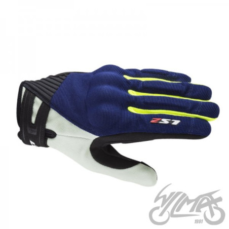 RĘKAWICE LS2 DART 2 MAN BLUE YELLOW M