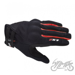 RĘKAWICE LS2 DART 2 MAN BLACK RED 3XL