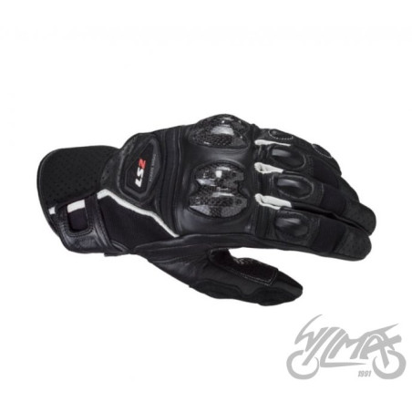 RĘKAWICE LS2 SPARK 2 MAN BLACK WHITE S