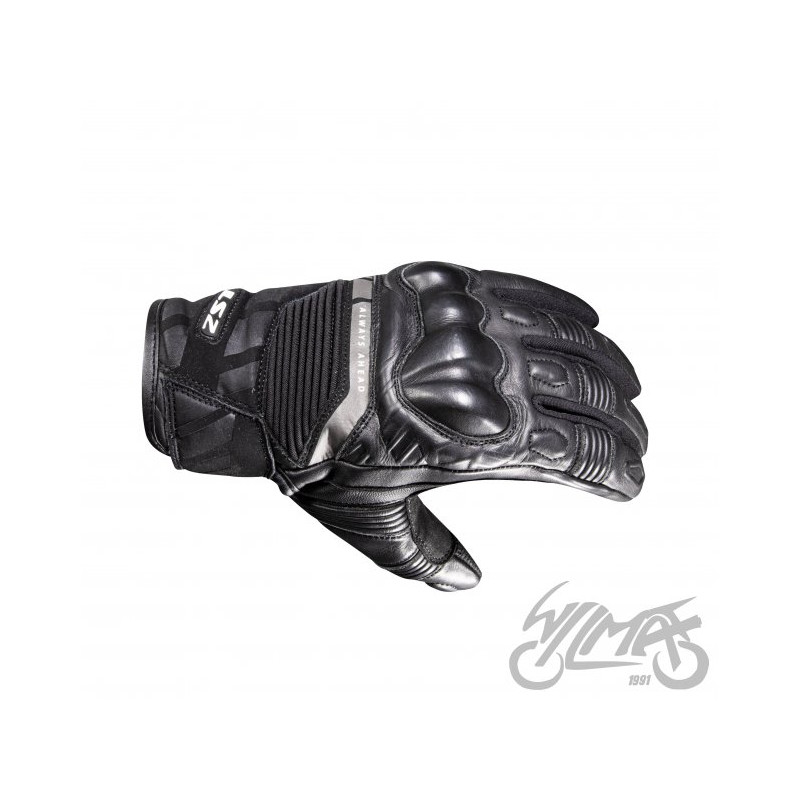 RĘKAWICE LS2 OCTANE WP LEATHER MAN BLACK 3XL