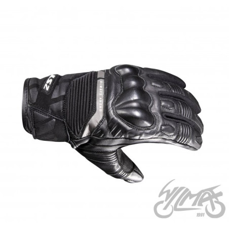 RĘKAWICE LS2 OCTANE WP LEATHER MAN BLACK 3XL