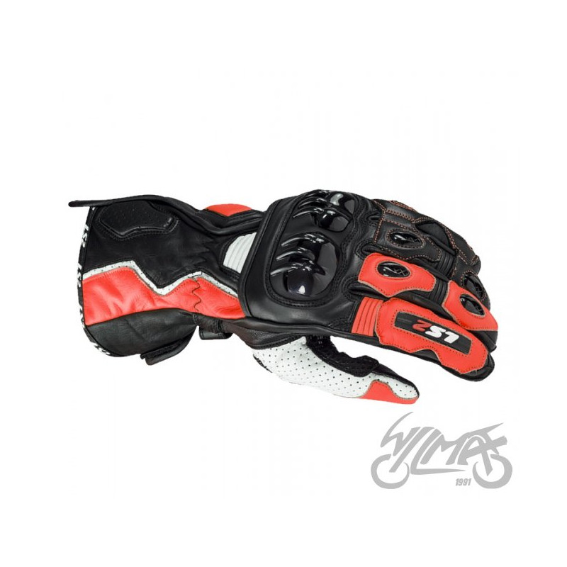RĘKAWICE LS2 SWIFT RACING MAN BLACK RED XXL