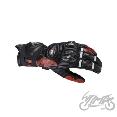 RĘKAWICE LS2 FENG RACING BLACK RED S
