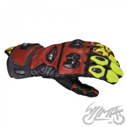 RĘKAWICE LS2 FENG RACING RED H-V YELLOW M