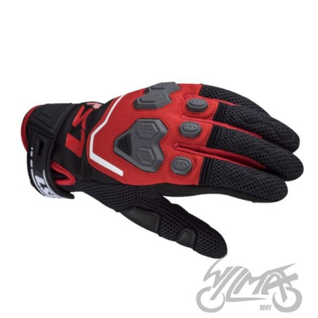 RĘKAWICE LS2 VEGA MAN BLACK RED S