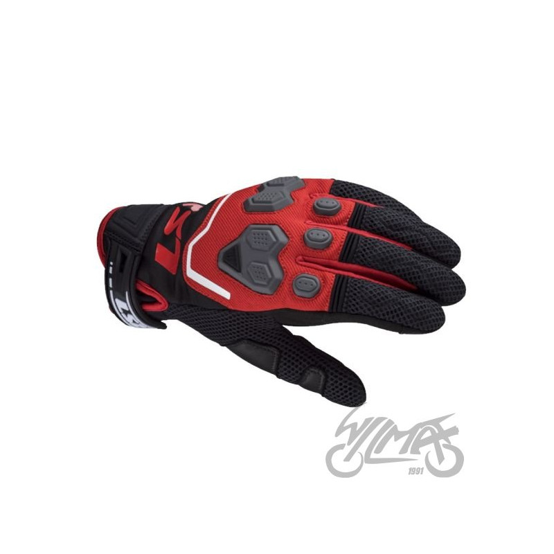 RĘKAWICE LS2 VEGA MAN BLACK RED M