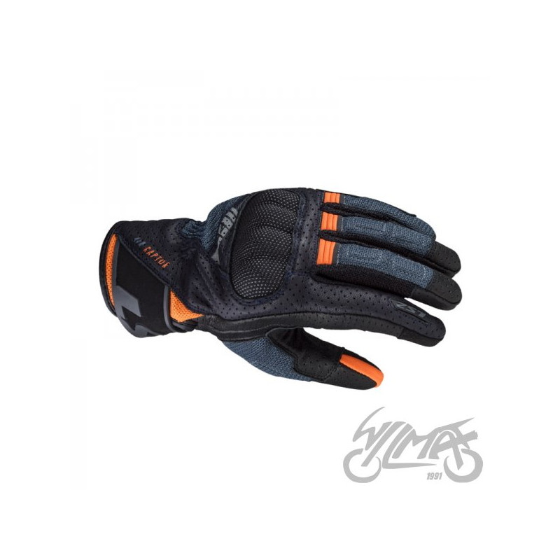 RĘKAWICE LS2 AIR RAPTOR MAN DARK BLUE H-V ORANGE S