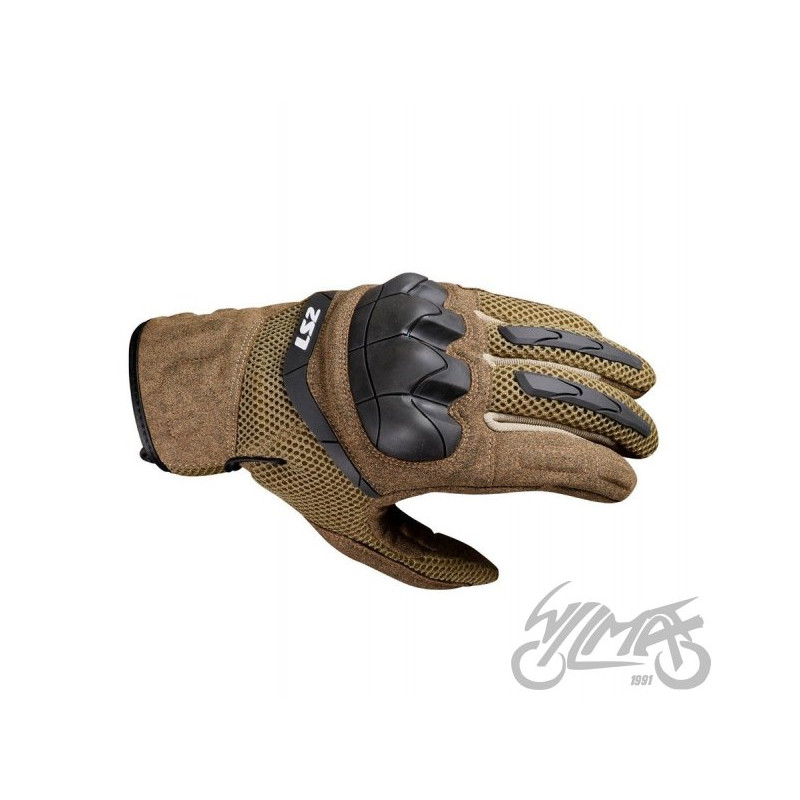 RĘKAWICE LS2 KUBRA MAN GLOVES BROWN S